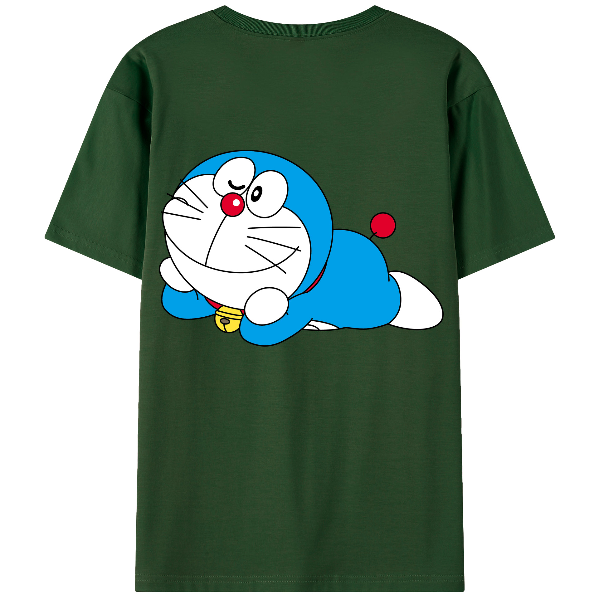 （画像用） ドラえもん Doraemon 綿100％半袖Tシャツ（背面プリント）